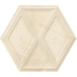 ILLUSION BEIGE HEKSAGON STRUKTURA SCIANA POLYSK 19,8X17,1 GAT.1 (P.46975)