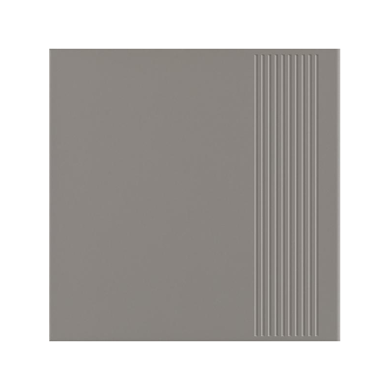 BAZO GRYS STOPNICA PROSTA GRES MONOKOLOR MAT. 30X30 GAT.1 (P.47817)