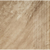 MATTONE PIETRA OCHRA STOPNICA PROSTA 30X30 GAT.1 (P.77045)