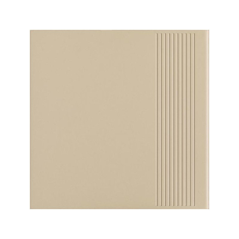 BAZO BEIGE STOPNICA PROSTA GRES MONOKOLOR MAT. 30X30 GAT.1 (P.47809)