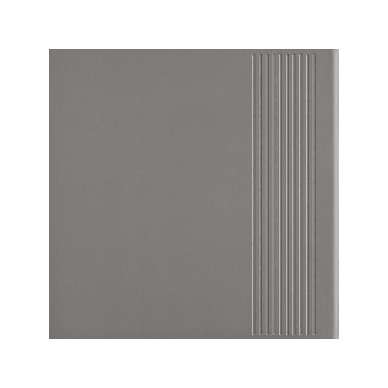 BAZO NERO STOPNICA PROSTA GRES MONOKOLOR MAT. 30X30 GAT.1 (P.47823)