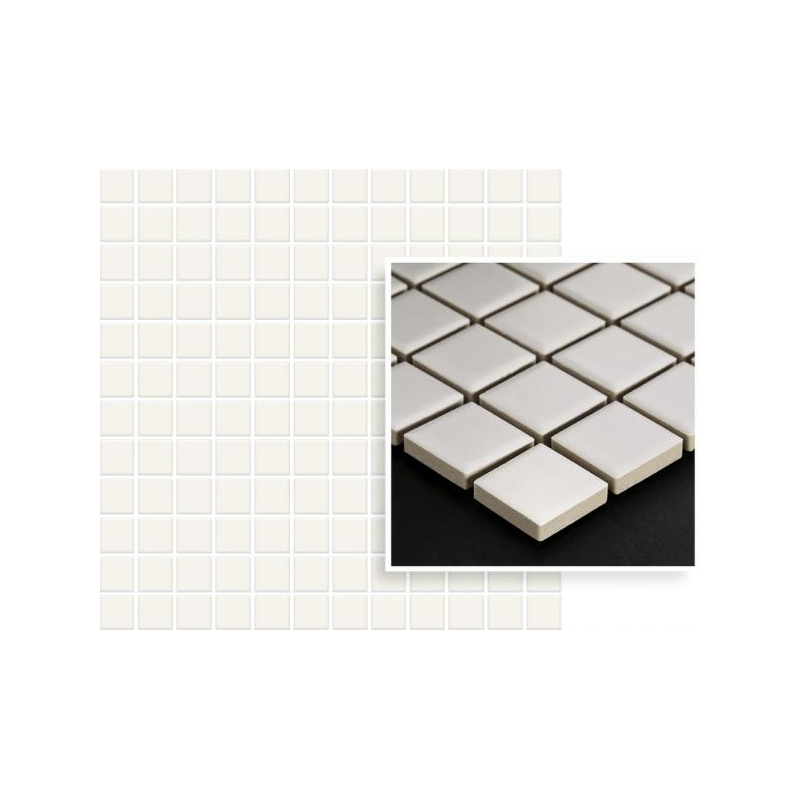 ALBIR BIANCO MOZAIKA PRASOWANA K.2,3X2,3 29,8X29,8 G1 (P.29471)