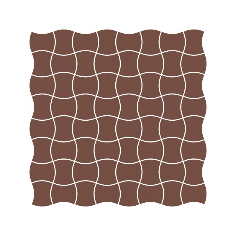 MODERNIZM BROWN MOZAIKA PRASOWANA K.3,6X4,4  30,86X30,86 GAT.1 (P.50475)