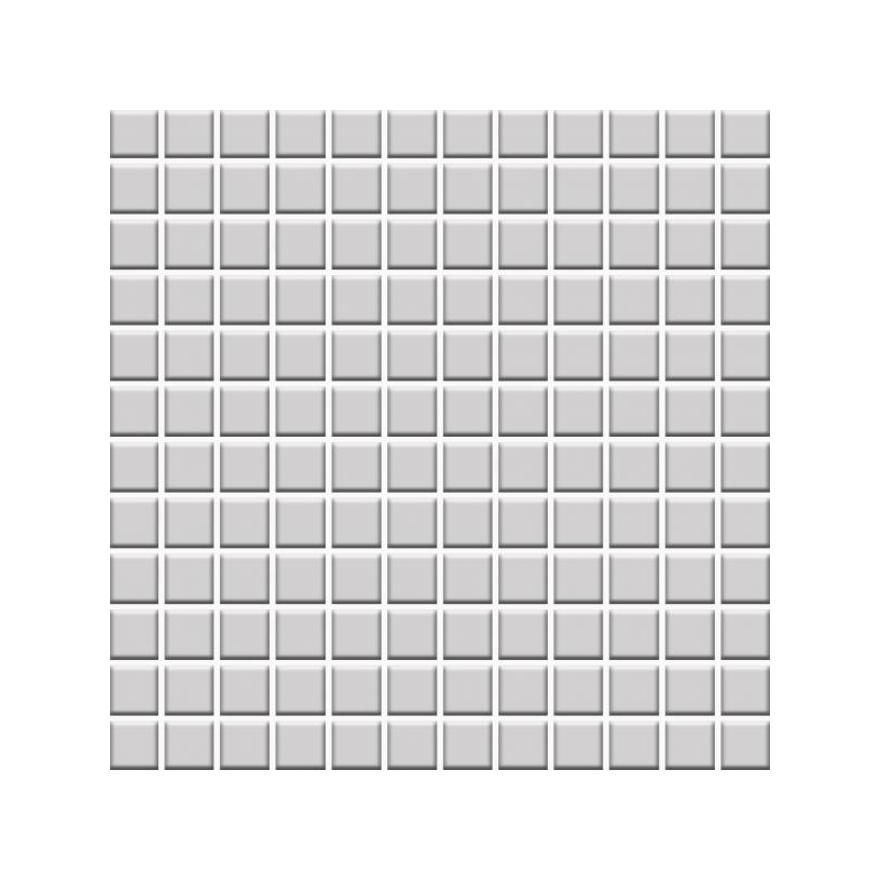 GAMMO COLOURS SZARY MOZAIKA PRASOWANA POLYSK K.2,3X2,3 29,8X29,8 GAT.1 (P.77379)
