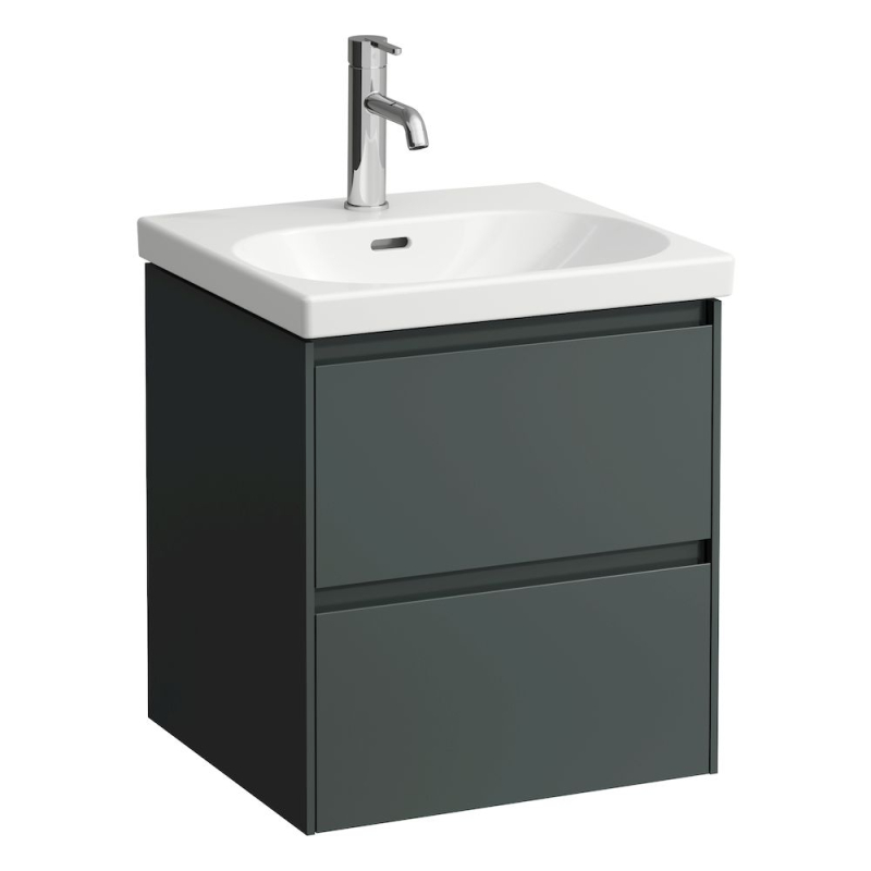LUA Umywalka ścienna 500 x 460 mm LCC, z otworem na baterie, z otworem przelewowym LAUFEN H8100814001041