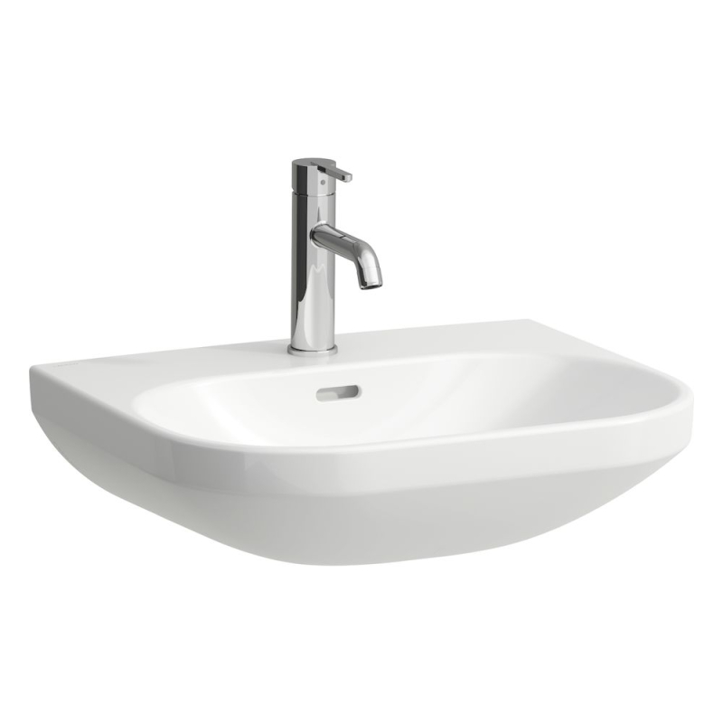 LUA Umywalka ścienna 550 x 460 mm, bez otworu na baterie, z otworem przelewowym LAUFEN H8110810001091