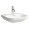 LUA Umywalka ścienna 550 x 460 mm, bez otworu na baterie, z otworem przelewowym LAUFEN H8110810001091