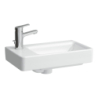 LCC Active PRO S Umywalka ścienna 480 x 280 mm mała, z otworem na baterie po lewej stronie LAUFEN H815955A001041