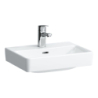 LCC Active PRO S Umywalka ścienna 450 x 340 mm, otw. na bat., z otw. przelew., szlifowany spód umywalki LAUFEN H816961A001041