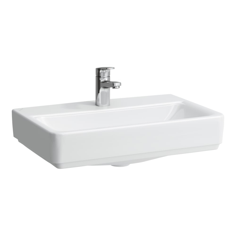 LCC Active PRO S Umywalka ścienna 550x380 mm, otw. na bat. z przelew., szlifowany spód (montaż do ściany) LAUFEN H817958A001041