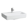 LCC Active PRO S Umywalka ścienna 550x380 mm, otw. na bat. z przelew., szlifowany spód (montaż do ściany) LAUFEN H817958A001041