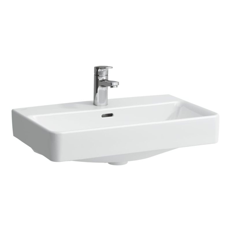 LCC Active PRO S Umywalka ścienna 600x380mm, otw. na bat., z przelew., szlifowany spód (montaż do ściany) LAUFEN H817959A001041