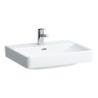 LCC Active PRO S Umywalka ścienna 600 x 465 mm, otw. na bat., z otw. przelew., szlifowany spód LAUFEN H816963A001041