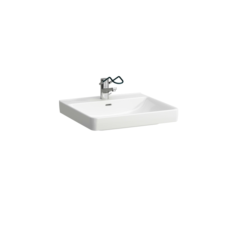LCC Active Pro Liberty Umywalka dla osób niepełnosprawnych 600x550 mm z otw. na baterie, z systemem przel. LAUFEN H811950A001041