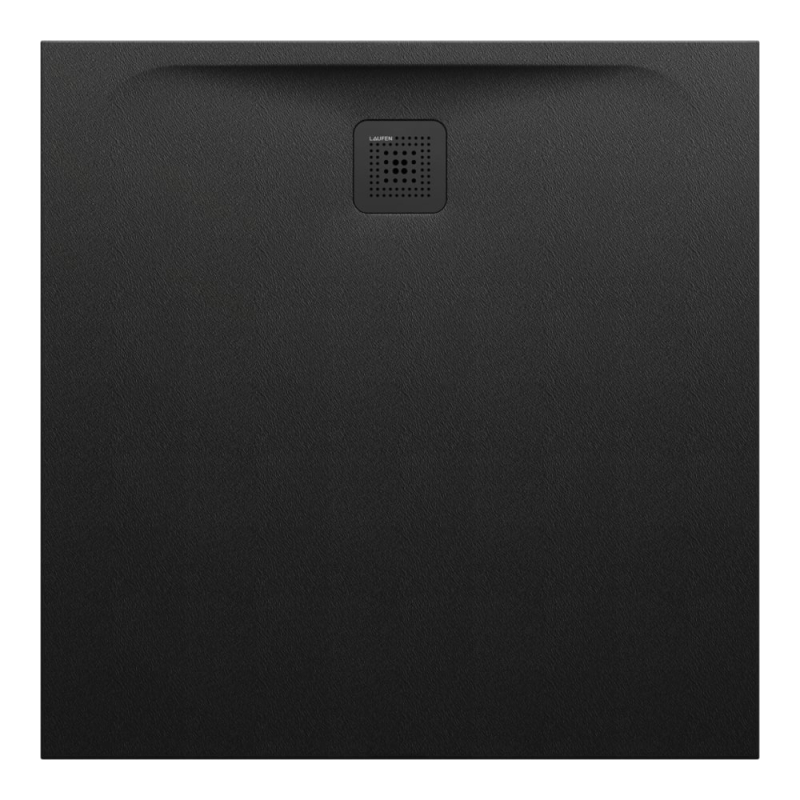 Brodzik Laufen Pro, Marbond, kwadratowy 1000 x 1000 mm, czarny odpływ na krótkim boku LAUFEN H2119520800001