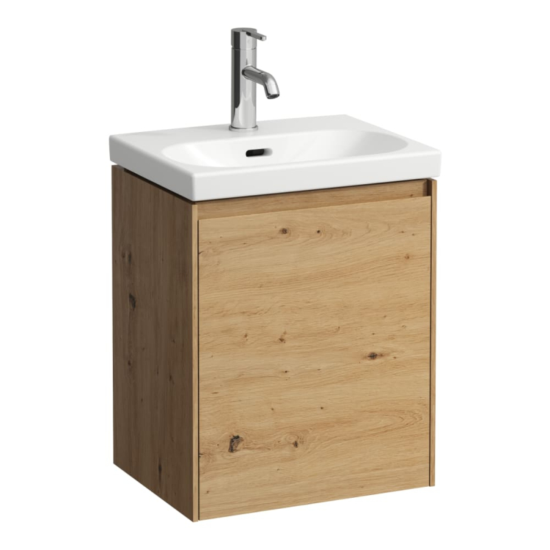 Szafka podumywalkowa 1 drzwi prawe 435x340x530, pasuje do umywalki LUA 815081, dąb LAUFEN H4035021122671