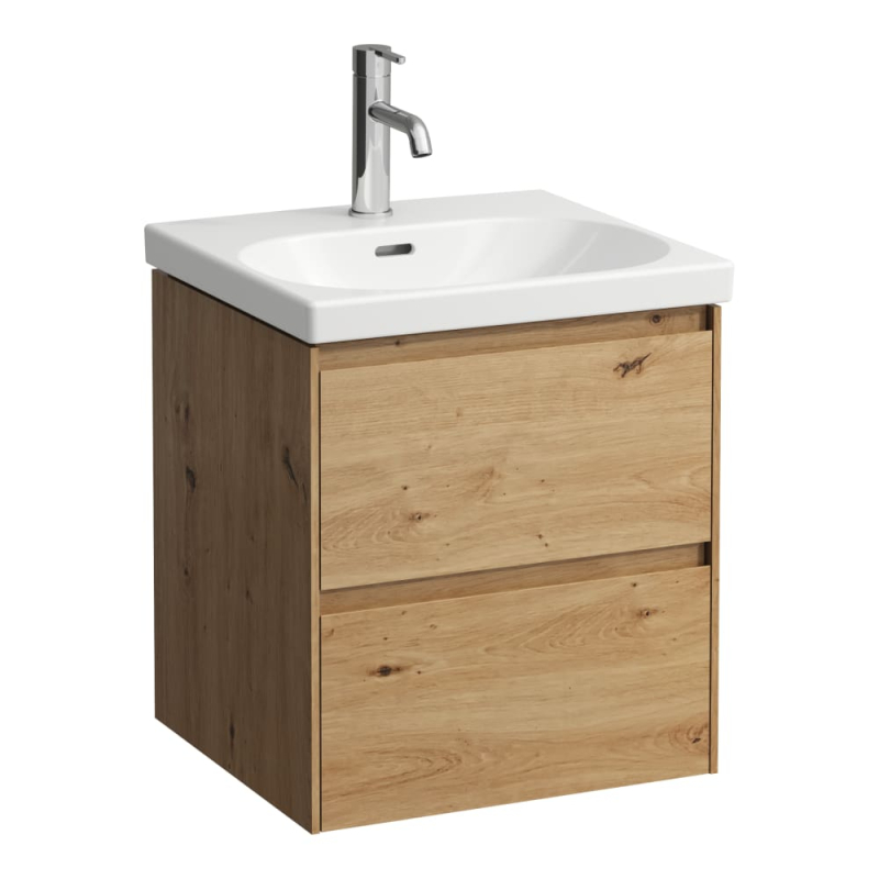 Szafka podumywalkowa 2 szuflady, 480x440x530, pasuje do umywalki LUA 810081, dąb LAUFEN H4035121122671