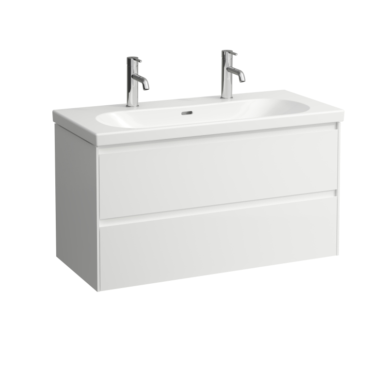 Szafka podumywalkowa 2 szuflady, 985x450x515, pasuje do umywalki LUA 810089 LAUFEN H4035621122611