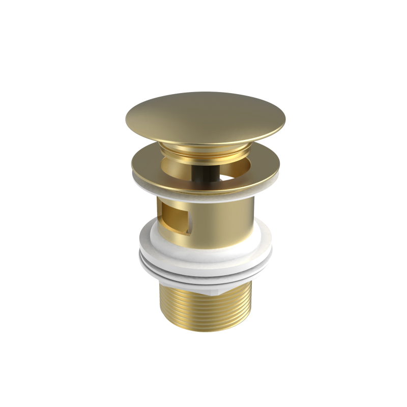 Korek uniwersalny click-clack 65mm PVD Brushed Gold ROCA A5054015VA