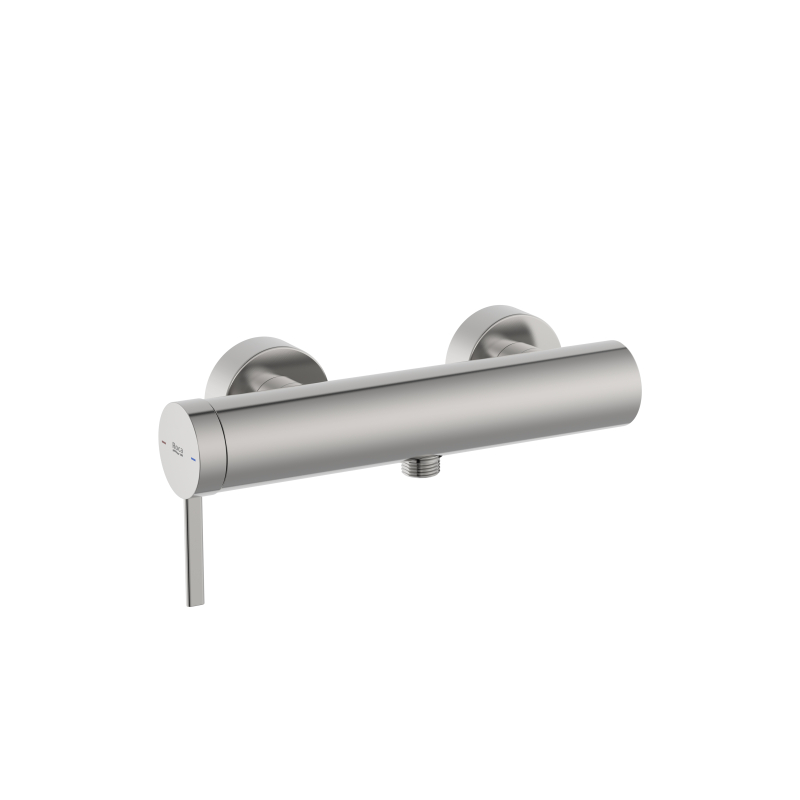ONA Bateria prysznicowa ścienna bez zestawu PVD Inox ROCA A5A219ESM0