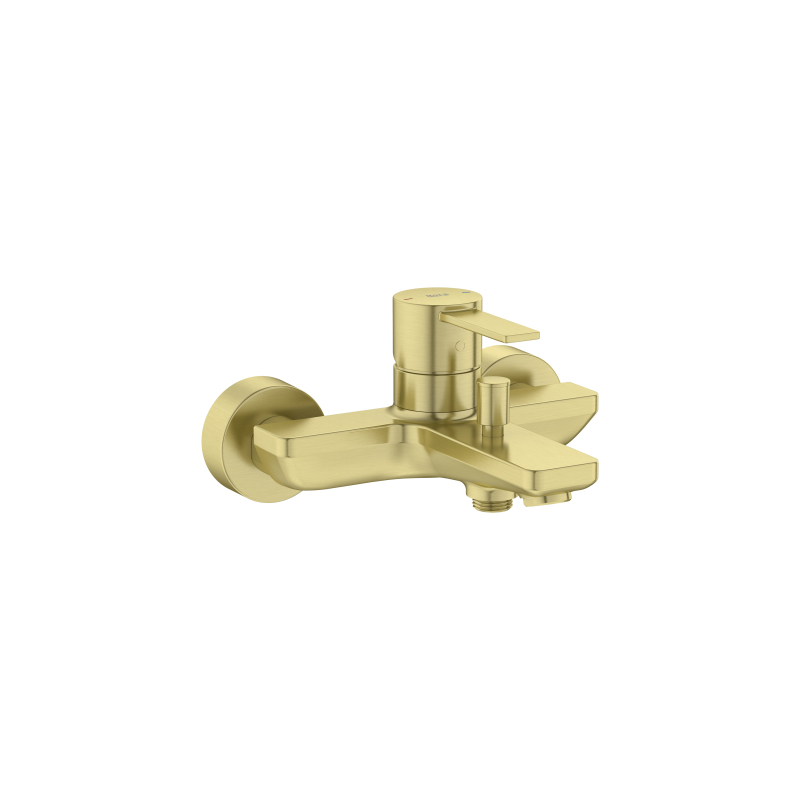 TARGA Bateria wannowo-prysznicowa ścienna bez zestawu PVD Brushed Gold ROCA A5A025FVA0