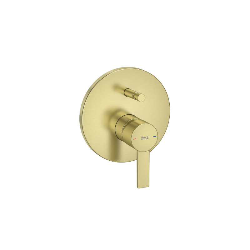 TARGA Bateria wannowo-prysznicowa podtynkowa do Rocabox PVD Brushed Gold ROCA A5A0B5FVA0