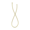 Wąż prysznicowy PVC przeciwskręceniowy 1,50m PVD Brushed Gold ROCA A5B2118VA0