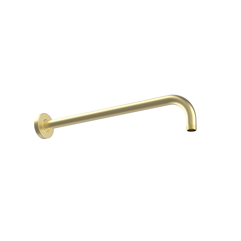 Ramię prysznicowe ścienne (rozeta okrągła) 400mm PVD Brushed Gold ROCA A5B0250VA0