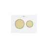 PS3  - klawisze spłukujące PVD Brushed Gold ROCA A8904233VA
