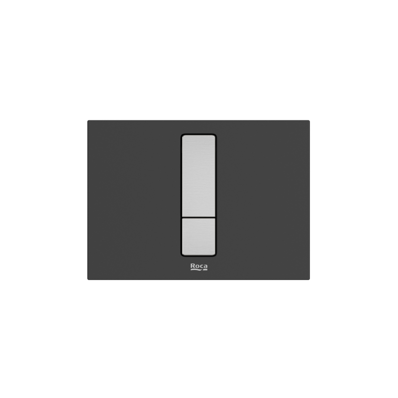 PS4 - klawisze spłukujące PVD Brushed Inox ROCA A890421304
