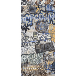 A4H248 CITY GRAFFITI GREY MAT 120X280 REKT. GAT.1 (P.77415)