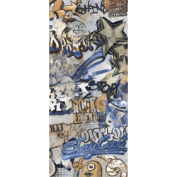 A4H248 CITY GRAFFITI GREY MAT 120X280 REKT. GAT.1 (P.77415)