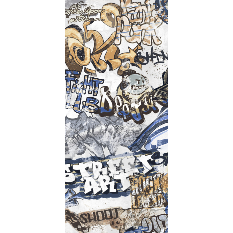 A4H640 CITY GRAFFITI WHITE MAT 120X280 REKT. GAT.1 (P.77457)