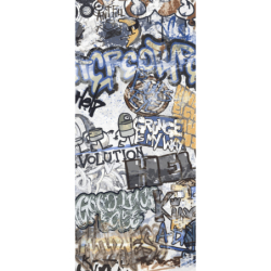 A4H640 CITY GRAFFITI WHITE MAT 120X280 REKT. GAT.1 (P.77457)