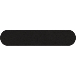 MATERIKA ROUNDED BLACK POŁYSK 5X25 GAT.1 (P.78701)