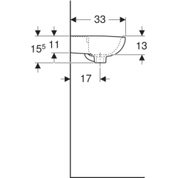 REKORD umywalka 40 cm b/o biała KOŁO K92040000