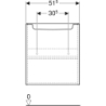 REKORD szafka podum.60cm, biała KOŁO 89545000