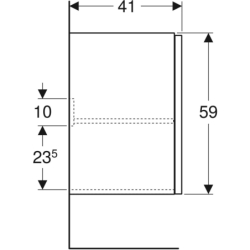 REKORD szafka podum.60cm, biała KOŁO 89545000