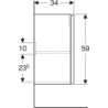 REKORD szafka podum.50cm, biała KOŁO 89543000