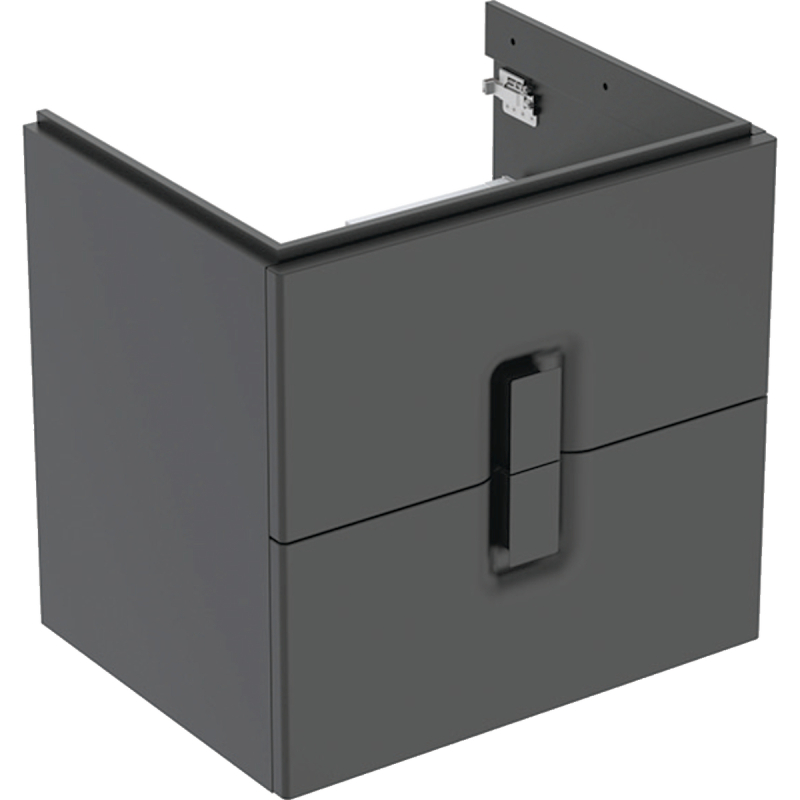 TWINS Szafka z 2 szufladami 60cm, czarny mat KOŁO 89494000
