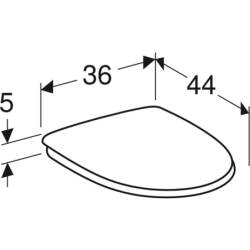 SOLO deska sedesowa, duroplast KOŁO 70116000