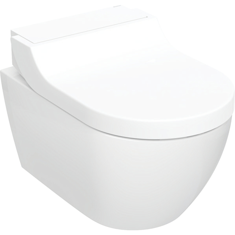 Urządzenie WC z funkcją higieny intymnej AquaClean Tuma Comfort, wisząca miska WC, szkło białe GEBERIT 146.292.SI.1