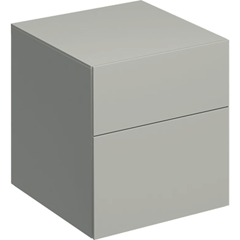 Szafka Xeno2 boczna 45 cm, ciepły szary mat GEBERIT 500.504.00.1