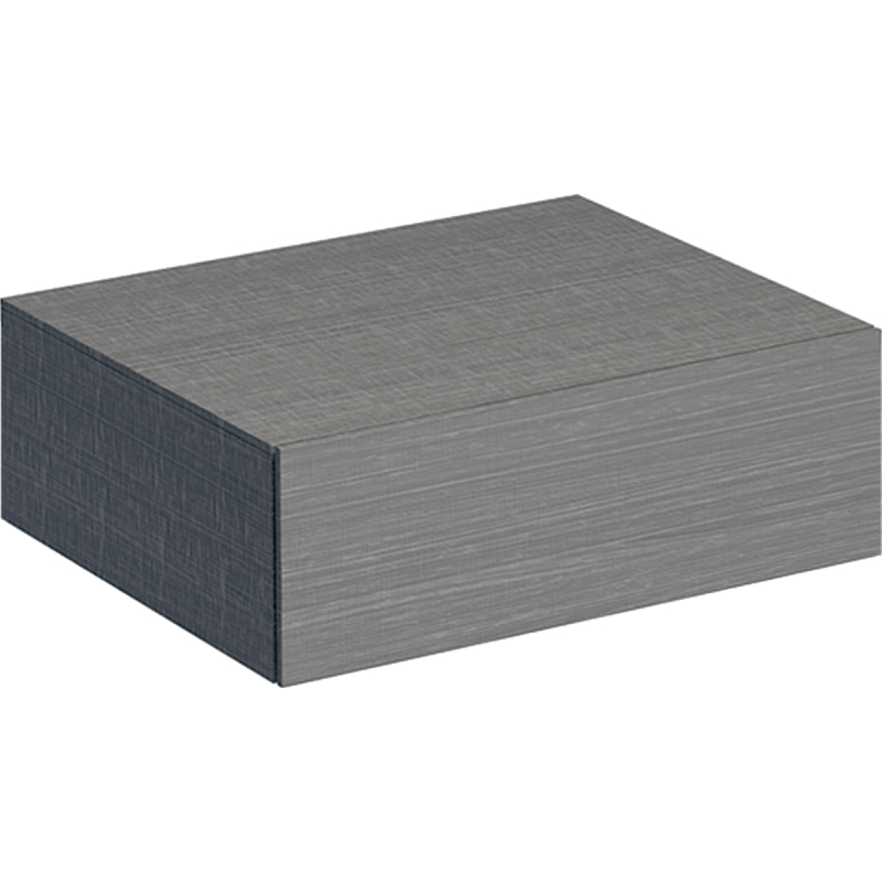 Szafka Xeno2 boczna 60 cm, szary mat płótno GEBERIT 500.507.43.1