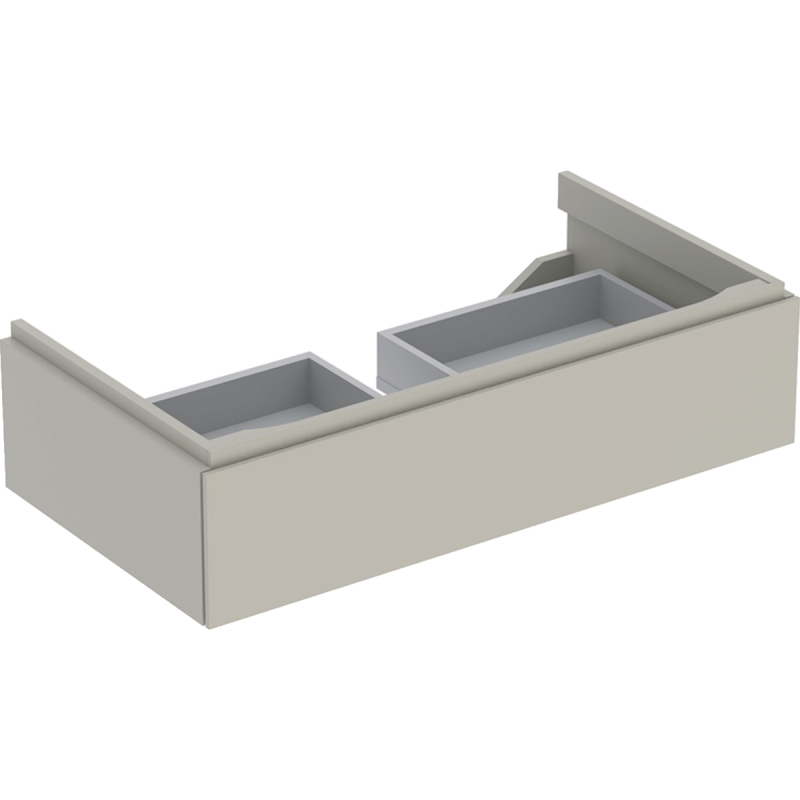 Szafka Xeno2 pod umywalkę 90 cm, 1 szuflada, ciepły szary mat GEBERIT 500.508.00.1
