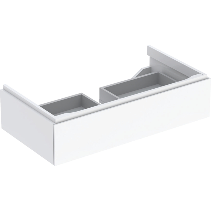 Szafka Xeno2 pod umywalkę 90 cm, 1 szuflada, biały połysk GEBERIT 500.508.01.1