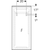 Lustro Xeno2 z podświetleniem 40 cm GEBERIT 500.520.00.1