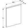 Lustro Xeno2 z podświetleniem 60 cm GEBERIT 500.521.00.1