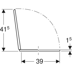 Deska sedesowa Bambini dla dzieci, biała GEBERIT 573334000