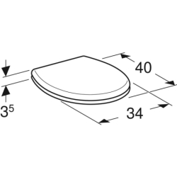 Deska sedesowa Bambini dla dzieci, biała GEBERIT 573334000